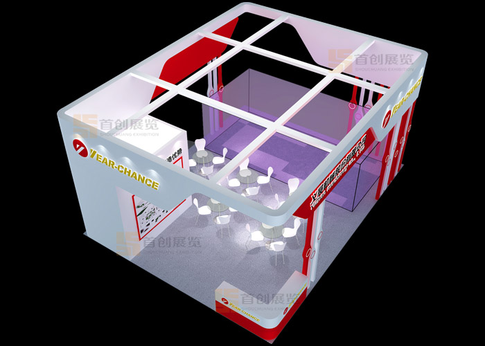 義展機(jī)械 展臺展位設(shè)計(圖2)